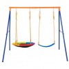 Leagan Copii Cadru Otel A 200kg, Demontabil, Portabil, Scaun Oxford, VivaTechnix, 1800x2160x1850 mm