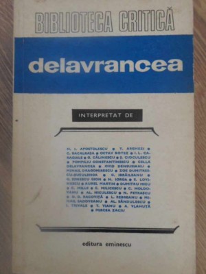 DELAVRANCEA INTERPRETAT-N.I, APOSTOLESCU SI COLAB.-125761 foto