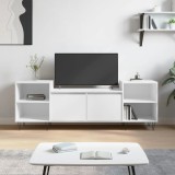 Cumpara ieftin Comodă TV, alb, 160x35x55 cm, lemn prelucrat