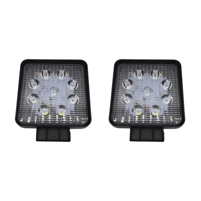 Set 2 x Proiectoare auto patrate, 54W/set, 9LED, 3.5 cm, 10/30V foto