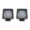 Set 2 x Proiectoare auto patrate, 54W/set, 9LED, 3.5 cm, 10/30V