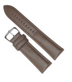 Cumpara ieftin Curea Piele Naturală Taupe &ndash; 14/16/18/20/22 mm &ndash; Cataramă Oțel &ndash; Finisaj