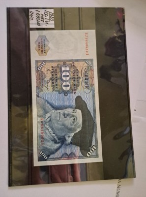 Bancnota de colectie 100 Deutsche Mark Banknote 1980 foto
