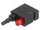 Comutator Apăsare 2 Poz SPDT 0.5A 60VAC Roșu