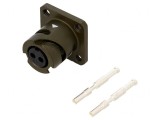 Conector Militar 10SL Soclu Mamă 2 Pin