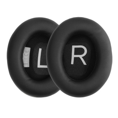 Set 2 Perne de urechi pentru casti Bose Noise Cancelling 700/Noise Cancelling NC700, Kwmobile, Negru, Piele ecologica, 59284.01 foto