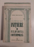 Vasile Macoviciuc - Initiere in filosofia contemporana