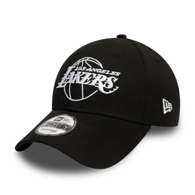 Sapca New Era 9forty Essential Outline LA Lakers Negru- Cod 7872546144 foto