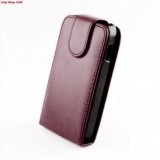 Husa Flip Piele Eco Sligo Mov Samsung Galaxy Core Plus G3500
