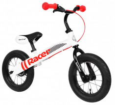 Bicicleta fara pedale SporTrike Racer, alb foto