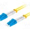 Patch cord fibră optică LC/UPC 5m galben LANBERG LSZH
