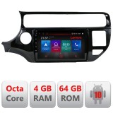 Navigatie Kia Rio 2014-2017 E-504 Octa Core cu Android Radio Bluetooth Internet GPS WIFI DSP 4+64GB 4G RESIGILAT CarStore Technology