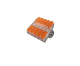 Conector legatura Doza 5 Poli, Dublu, KV226 transparent, 41A 450V 0.5-6mm2, CE Contact Electric