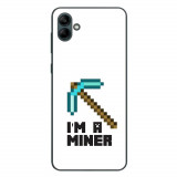 Husa compatibila cu Samsung Galaxy A04 Silicon Gel Tpu Model Minecraft Miner