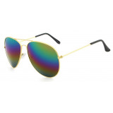 Ochelari de soare Aviator - 3 nuante cu reflexii - Gold