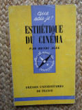 ESTETICA CINEMATOGRAFIEI / Esth&eacute;tique du cin&eacute;ma - HENRI AGEL, 1985, Didactica si Pedagogica