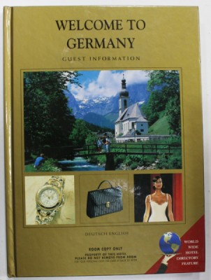 WELCOME TO GERMANY , GUEST INFORMATION , TEXT IN GERMANA SI ENGLEZA , 1996 foto