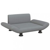 Cumpara ieftin Pat de caini, gri deschis, 70x45x28 cm, material textil