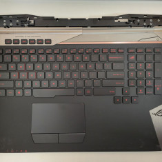 Carcasa superioara cu tastatura palmrest Laptop, Asus, ROG GX700V0, G701VI, G701VO, 90NB0CS1-R31US0, 13N0-SDA0221, 13NB09F0AP0221, 0KN0-SD1US11, 0KNB0
