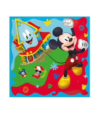 Set 20 servetele petrecere Mickey, 33 x 33 cm foto