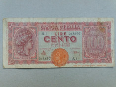 Italia - 100 lire 1944 foto