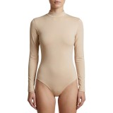 Cumpara ieftin Body cu maneca lunga - S - Bej - Tanga