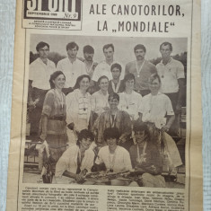 Revista SPORT nr. 9 - Septembrie 1989 - Petrolul Ploiesti