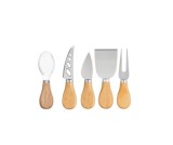 Cumpara ieftin Set 5 cutite pentru branzeturi