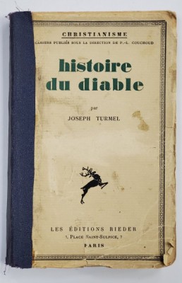HISTOIRE DU DIABLE par JOSEPH TURMEL , 1931 foto
