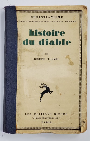 HISTOIRE DU DIABLE par JOSEPH TURMEL , 1931