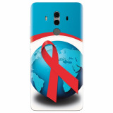 Husa silicon pentru Huawei Mate 10, World Aids Day