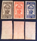 Portugal 1934 Colonial exposition Mi.578-580 MNH AM.552, Nestampilat