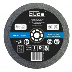 Disc abraziv pentru polizor de banc Guede GUDE55511, O150x20x32 mm, granulatie K80 foto