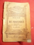 Oscar Wilde - De Profundis -interbelica BPT 938 ,trad. M.Beza ,88 pag ,Libr.Univ