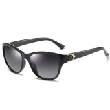 Ochelari de soare pentru femei, a572, black / gradient gray