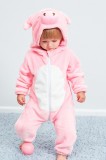 CLD130-5 Pijama kigurumi pentru bebelusi din material moale si pufos