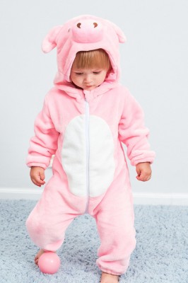 CLD130-5 Pijama kigurumi pentru bebelusi din material moale si pufos foto