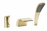 Baterie pentru cadă Rea Riven Brush Gold