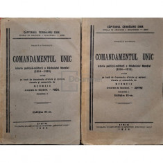 Cernaianu Emm. - Comandamentul unic, 2 vol. (editia a II-a) (semnata) (editia 1936)