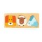 Puzzle incastru - Forme animale si culori