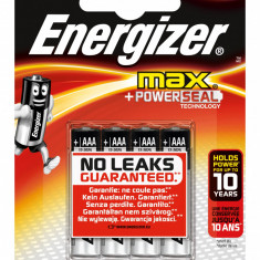 Set 4 Baterii Energizer Alcaline MAX R03/AAA 30500007