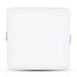 PANOU LED PATRAT AJUSTABIL 18W 6400K ALB RECE, V-TAC