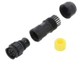 Conector Circular Mamă 3 PIN cu Șurub