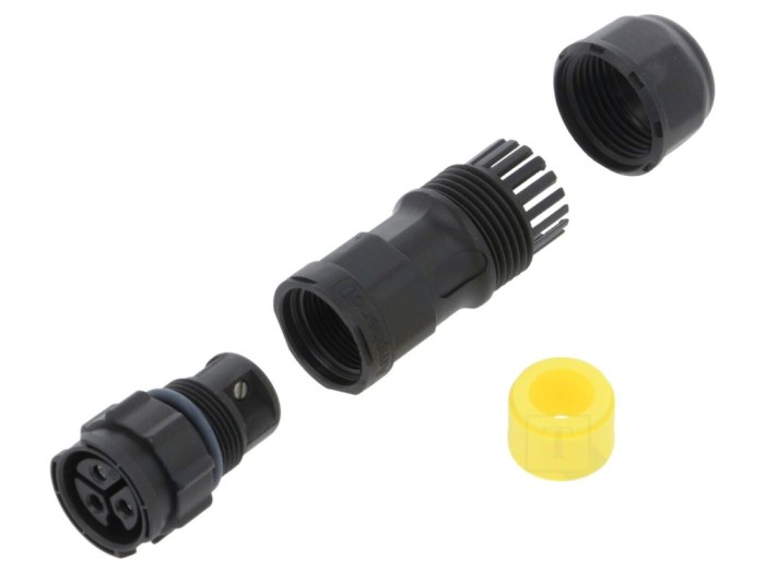 Conector Circular Mamă 3 PIN, IP68