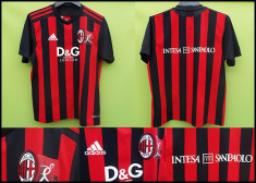 Tricou fotbal AC Milan pentru copii foto