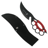 Cumpara ieftin Cutit Vanatoare King Cobra, Pumnal 28.5cm, Negru, Otel, Toc Inclus