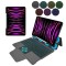 [Pachet 360&Atilde;&sbquo;&Acirc;&deg;] Husa cu tastatura + folie iPad Pro 2018 11.0 A1980A1979 Techsuit KeyTab Pro,&Atilde;&sbquo;&Acirc;&nbsp;negru