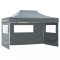 Gossi cort pliabil cu 3 pereti, 3 x 4,5 m, antracit
