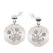 Flora - Cercei personalizati buchet flori cu tija din argint 925