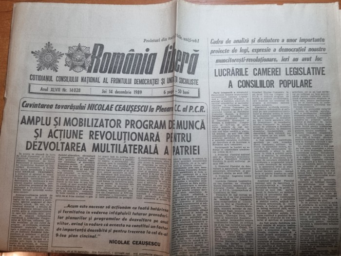 romania libera 14 decembrie 1989-art.metroul bucurestean